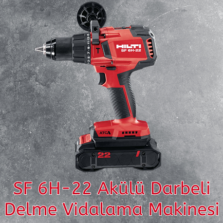 SF 6H-22 Akülü Darbeli Delme/Vidalama Makinesi